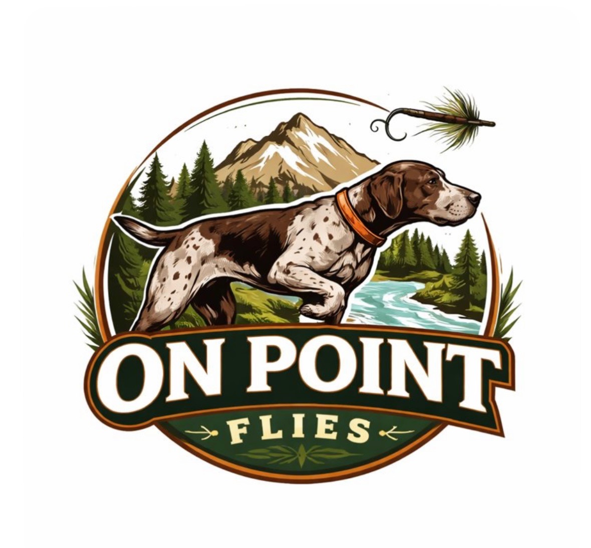 On Point Flies logo